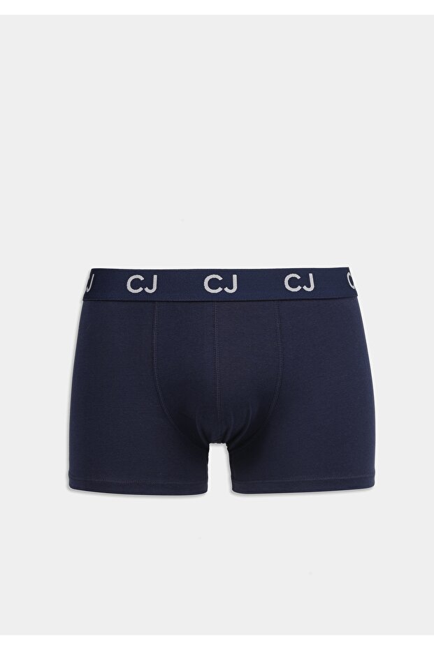 Trunk Fit Plain Men's Navy Blue Boxer