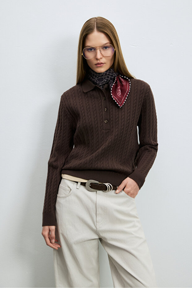 Darla Women's Sweater Brown