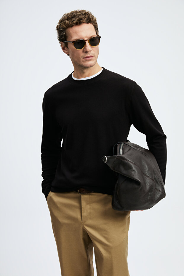 Mason Men's Long Sleeve T-Shirt Black