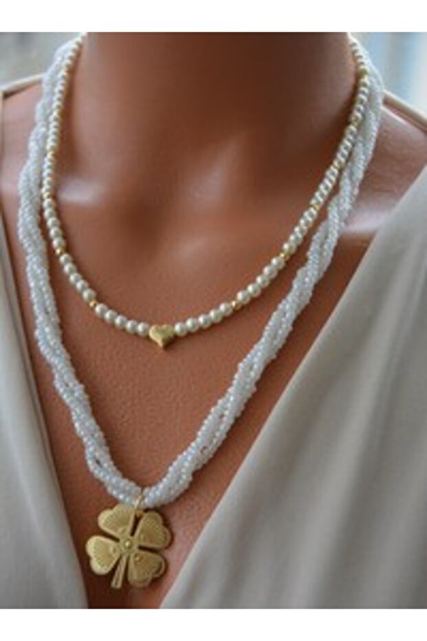 Necklace - Gold Color -