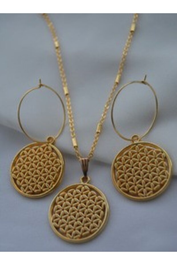 Jewelry set - gold color -