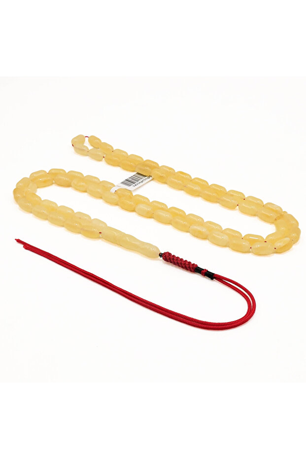 Baltic Amber Prayer Beads – 69 Beads, 6.5–12mm Butterscotch Barrel Shape, 22g