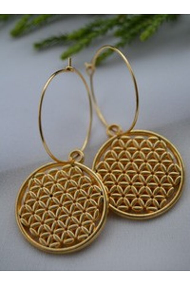 Earrings - Gold Color -