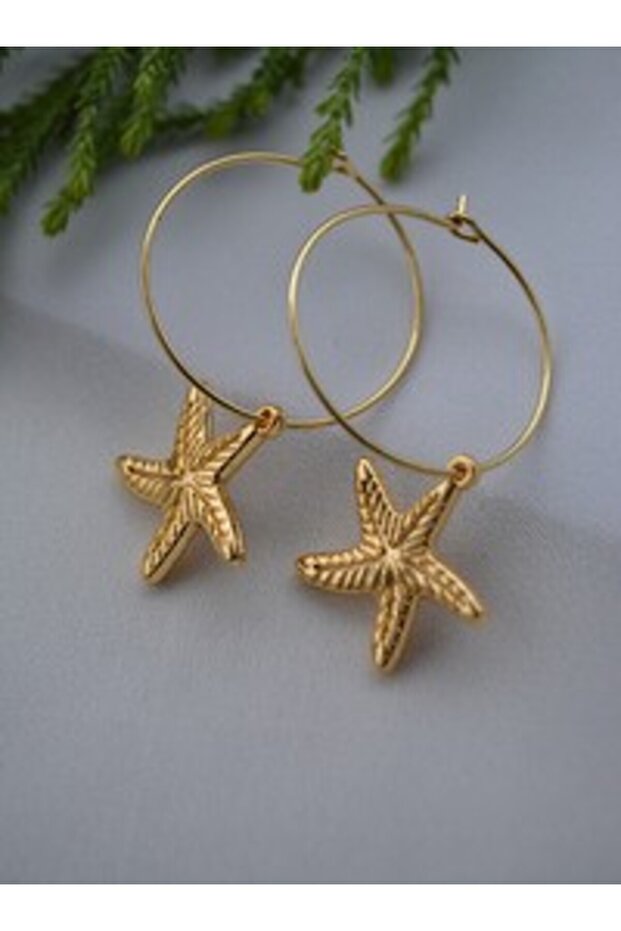 Earrings - Gold Color -