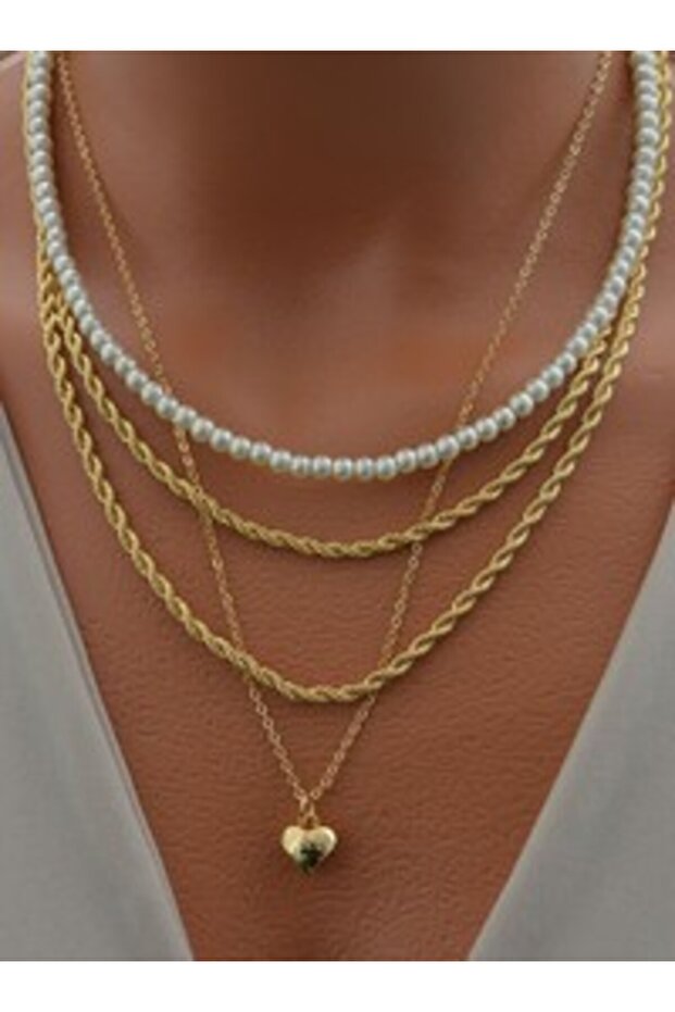 Necklace - Gold Color -