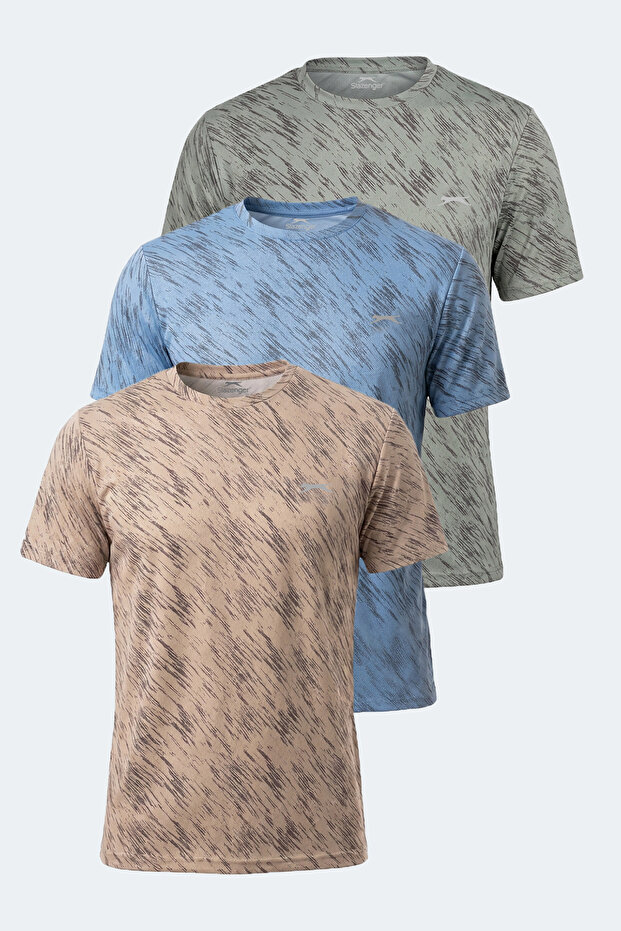 Hady I 3-Piece Set Men's Beige - Blue - Mint T-Shirt