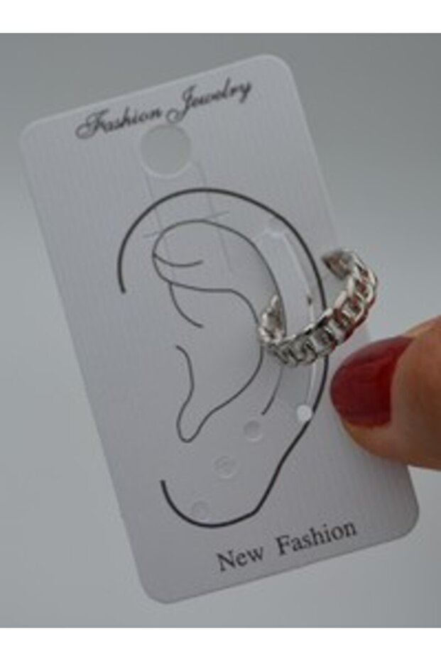 Cartilage Earring or Joint Ring - Silver Color -
