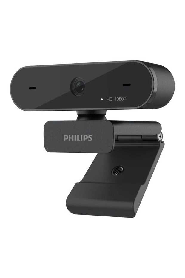 Full HD 1080p Webcam with Dual Microphones, Black, SPL6208