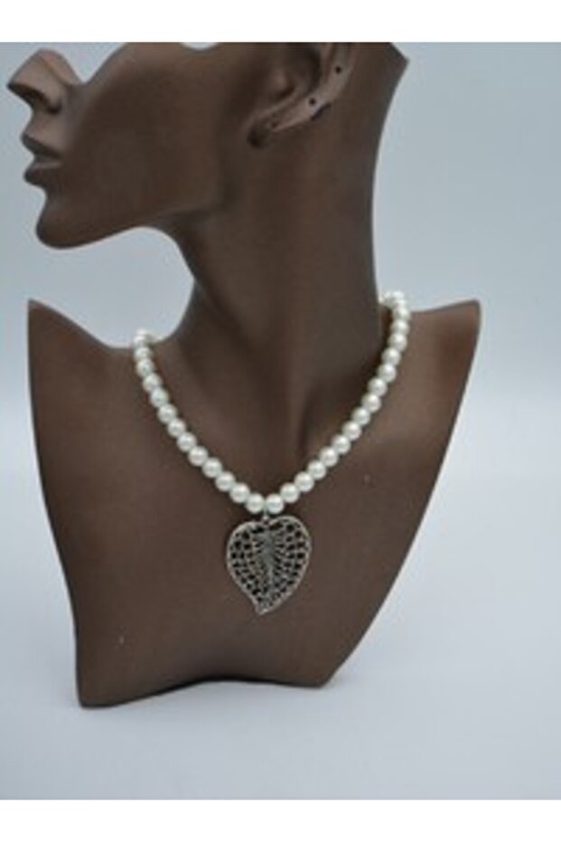 Custom design necklace - silver color -