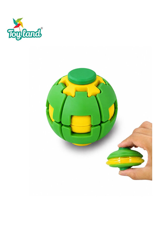 Transformable Magic Ball Fidget Toy with Expanding and Collapsing Shape-Shifting Design, Interactive Deformation Puzzle Ball, Sensory Stress-Relief Hand Toy for Kids and Adults (Green)