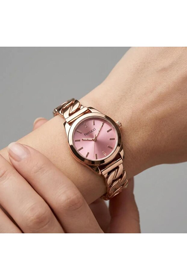 Fc.03288M.02 Pink Dial Women's Wristwatch