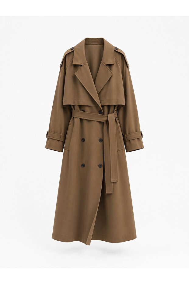 Women's Premium Long Trench Coat