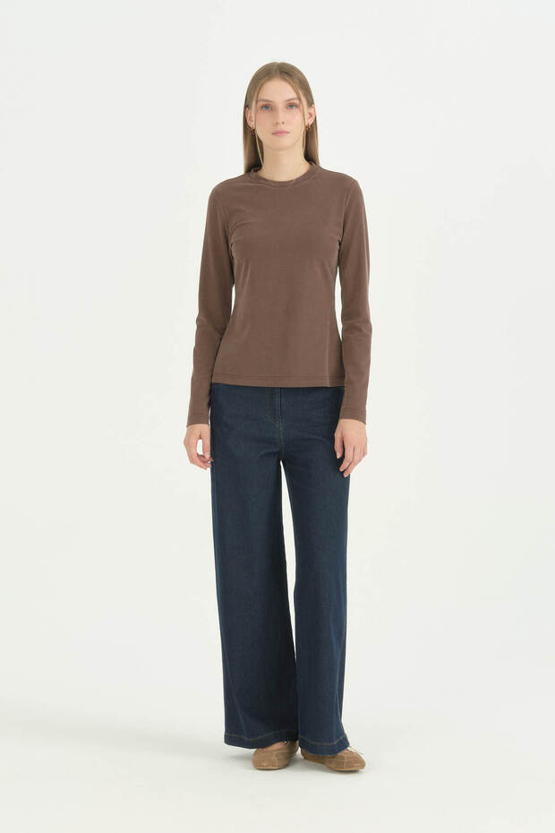 Basic Blouse - Brown
