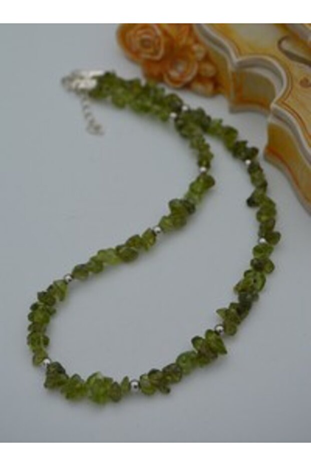 Zebercet Stone Necklace - Green -