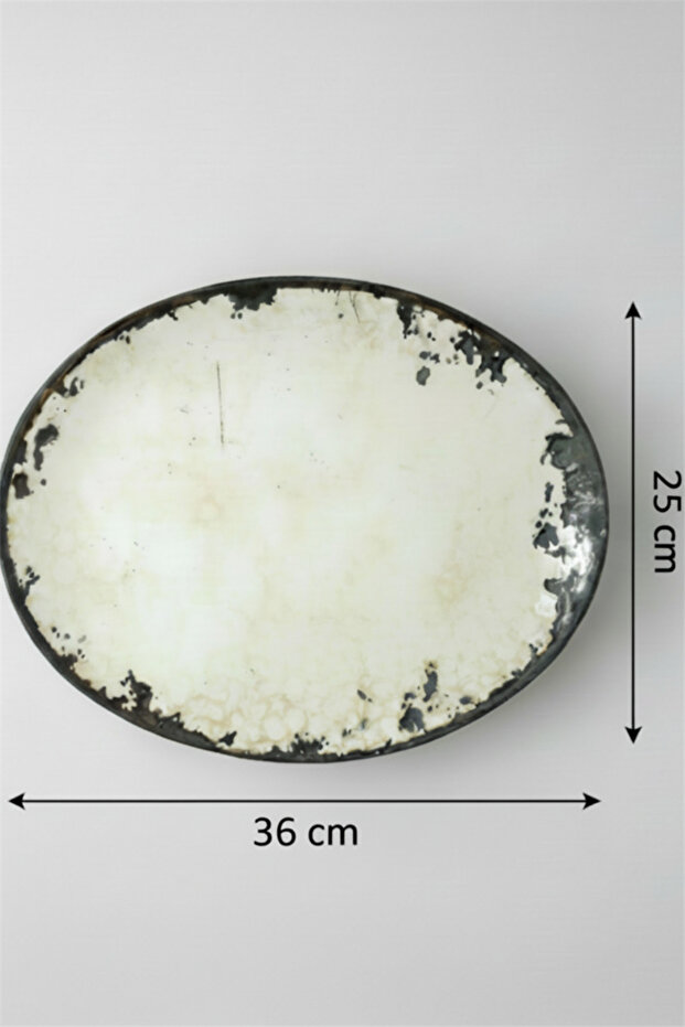 Ellips Oval Kayık Tabak 36cm Digital Mega