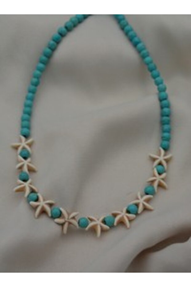 Turquoise Stone Necklace - Turquoise -