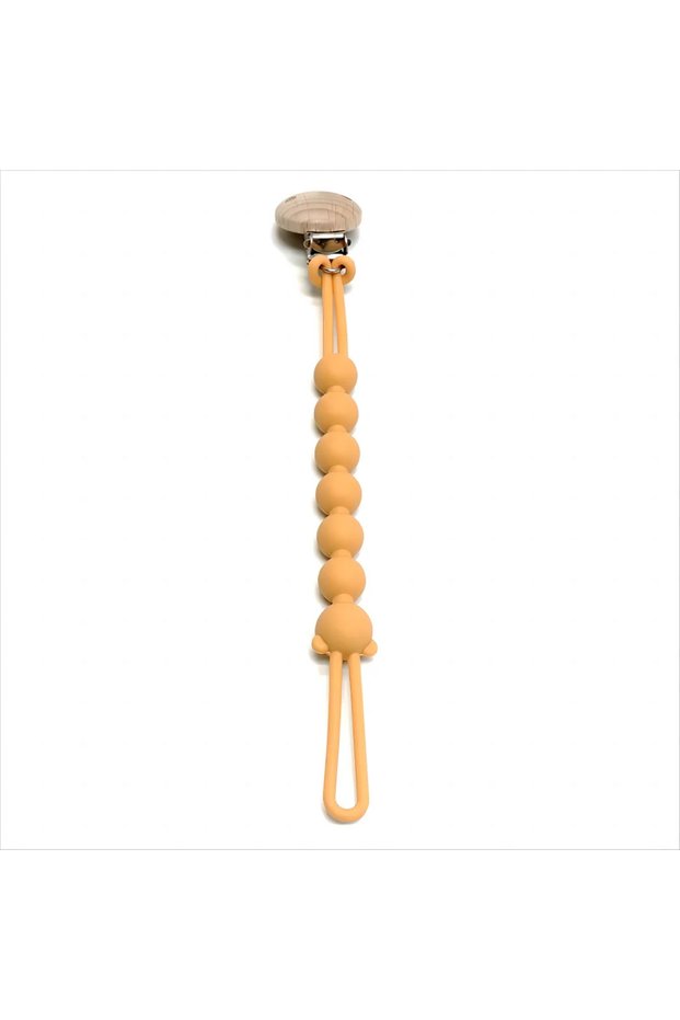 Yellow 1/9PCS Baby One Pacifier Chain Baby Pacifier Lanyard Food Grade Silicone Teething Teether Ant