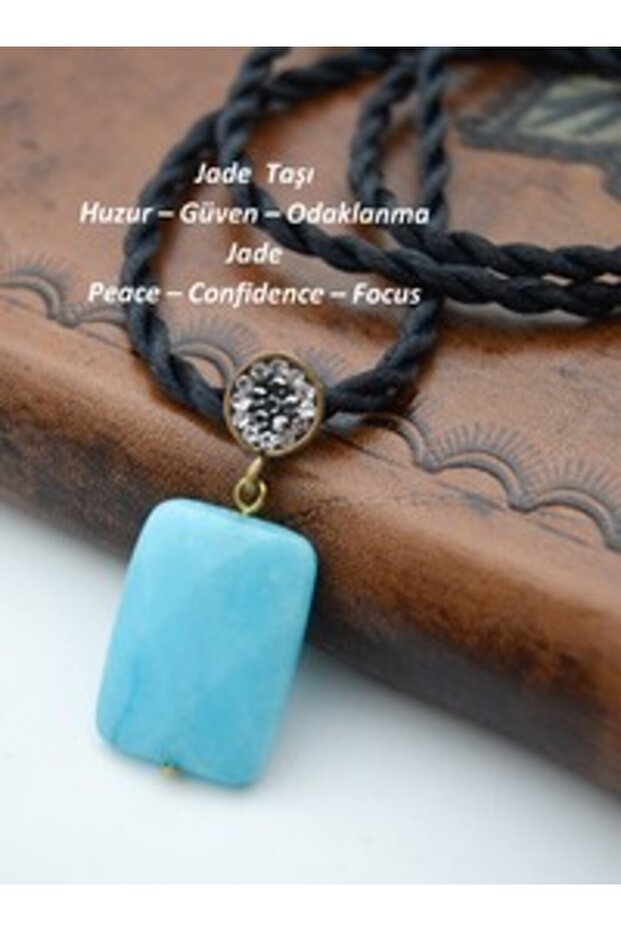 Ceyt Natural Stone Necklace - Blue -