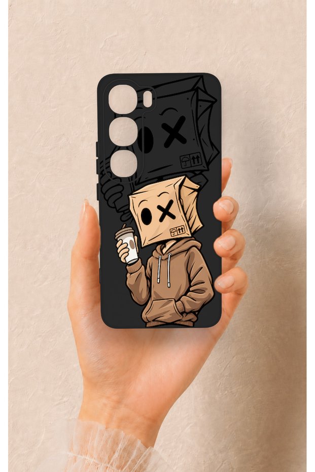 Vivo V40 Lite 5g Compatible Coffee Break Patterned Silicone Case