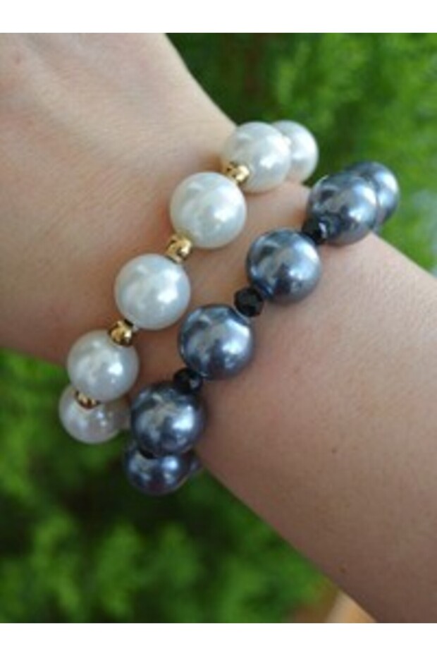 Pearl bracelet set - multicolored -