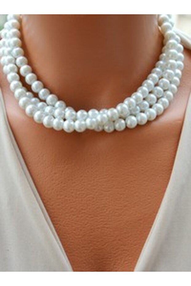 Pearl Necklace - Multicolor -