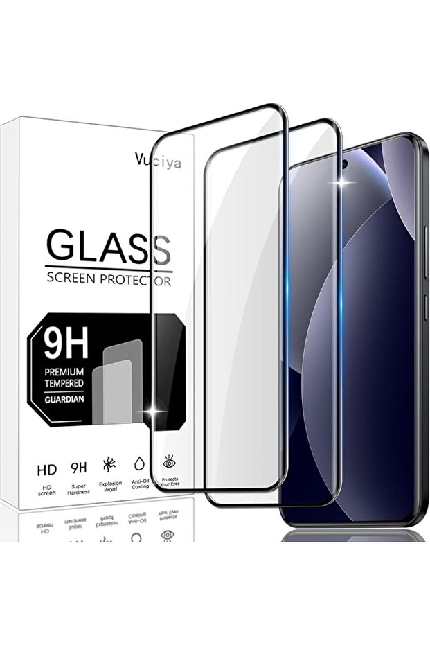 قطعتان من واقي الشاشة المتوافق مع هاتف شاومي ريدمي نوت 15 برو+ 5G/15 برو بلس، زجاج مقوى، صلابة 9H
