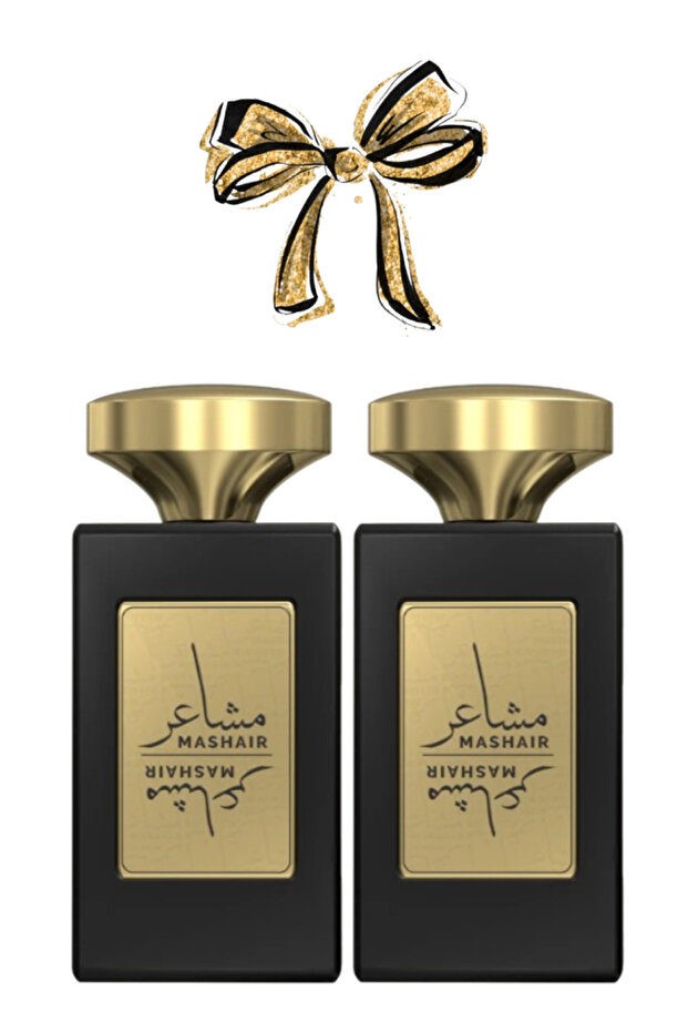قطعتان من عطر ماشير الذهبي 100 مل