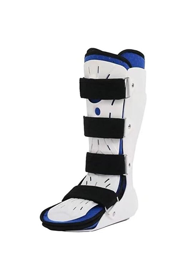 حذاء طبي للمشي، دعامة كاحل لتقويم العظام، حذاء للكسور قابل للتنفس مع أحزمة قابلة للتعديل