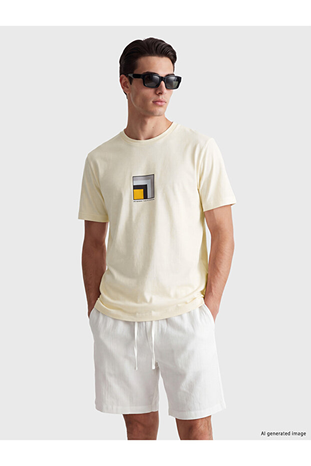 I Zero Roba Collar Printed Men's T-Shirt from Freezen Store