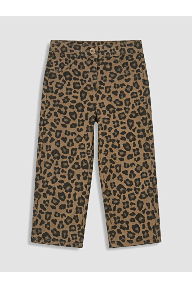 Quality Pieces from Çelebi Store Relax Fit Baby Girl Leopard Pants