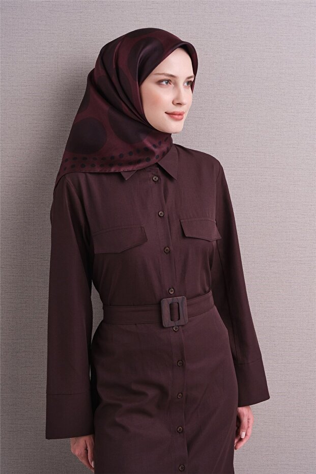 Pure Silk Twill Scarf 9637