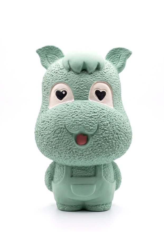 Small Breed and Puppy Sound Dog Teething Toy - Biting Figure (Ice Blue) (15 cm)