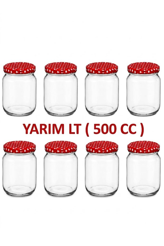 KONSERVE KAVANOZ SETİ 8 Lİ
