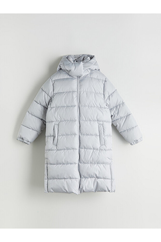 Esvab • Modern & Distinctive Hooded Girl's Puffer Coat