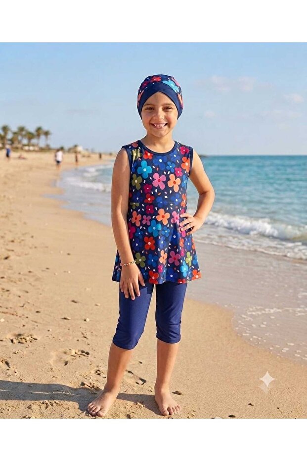 Girl's Zero Sleeve Swimsuit