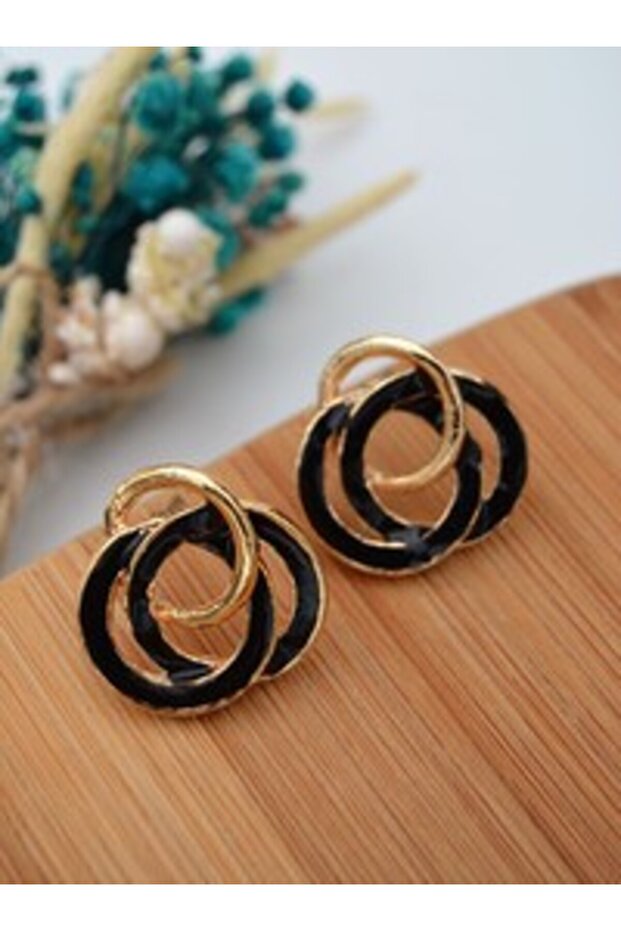 Spinning Earrings - Black -