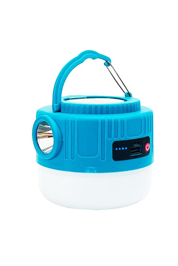 Solar Emergency Charging Lamp Portable LED Lantern with USB Power Bank for Camping Home & Travel