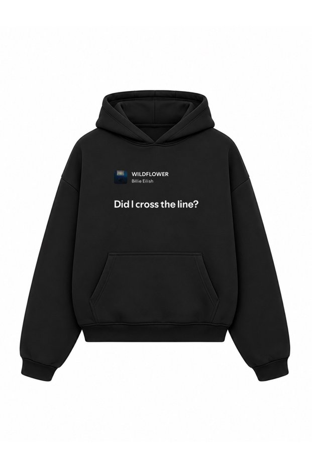 Billie Eilish Printed Oversize Unisex Hooded Sweatshirt - Hoodie with Kangaroo Pocket and Inner Lining