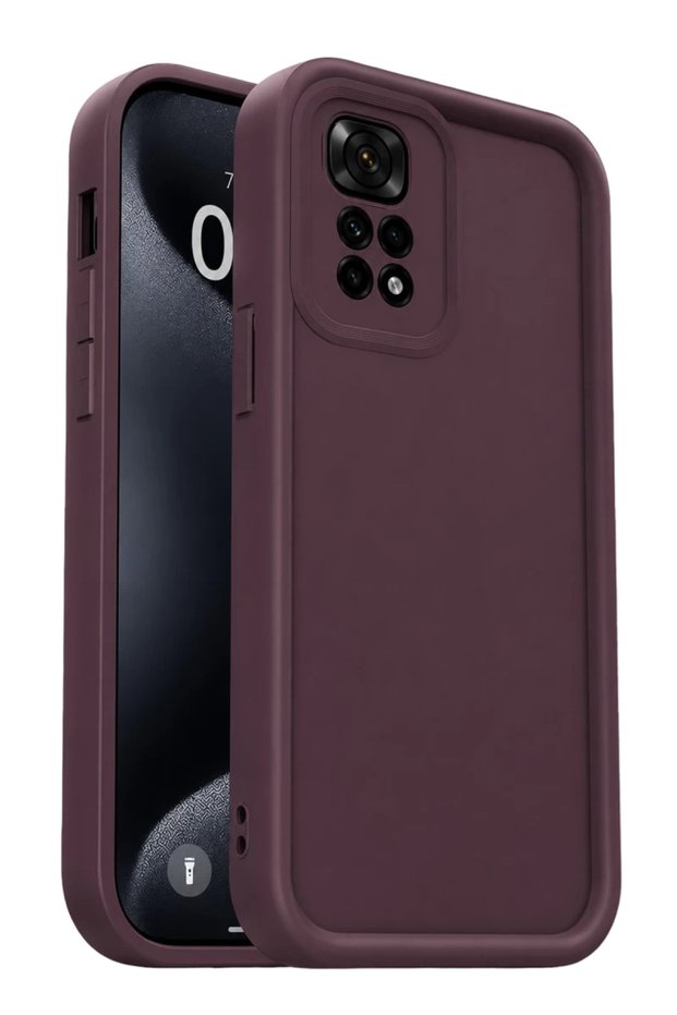 حافظة متوافقة مع هاتف Xiaomi Redmi 10 2022 من السيليكون - بلون البرقوق