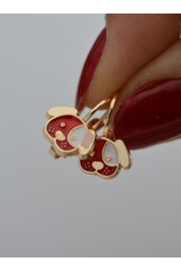 Mini Dog Earrings - Mixed Colors -