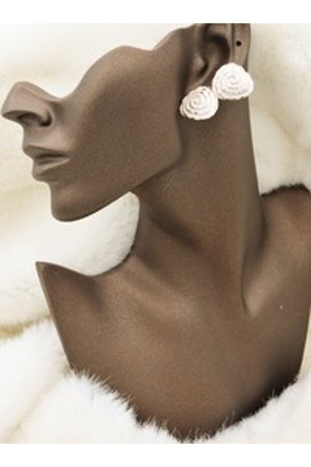 Life Cycle Earrings - Beige -