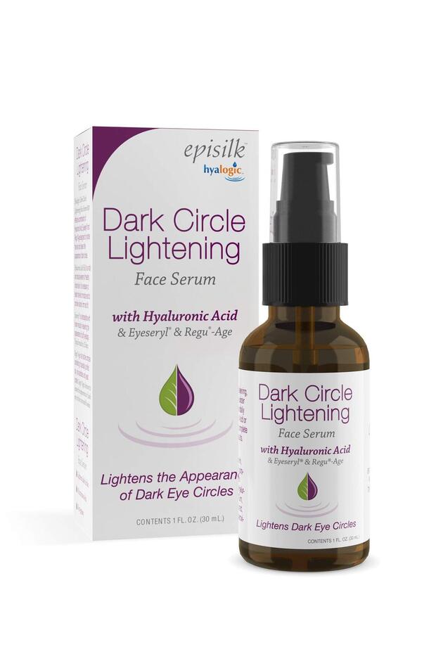 Dark Circle Lightening Face Serum - Under Eye Treatment Hyaluronic Acid, Eveseryl & Regu-Age - 1oz