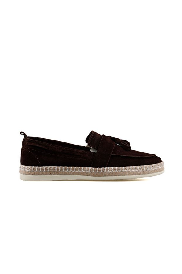 119 Brown Suet 221138 Men's Casual Shoes 119-76-221138 Brown