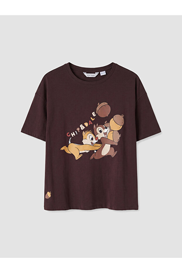 Chip and Dale Printed Women's Pajama Top