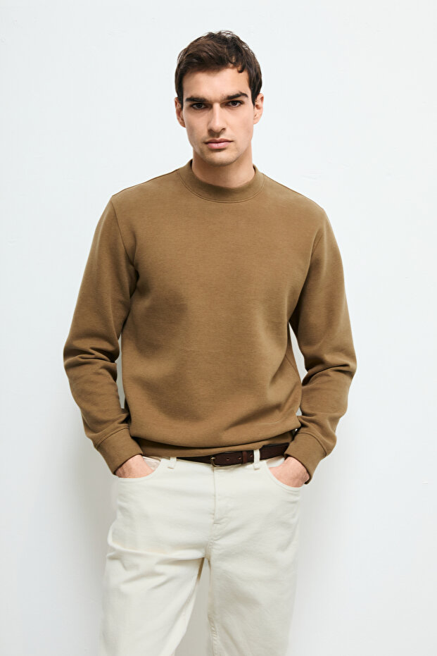 Logan Men's Sweatshirt Camel Hair