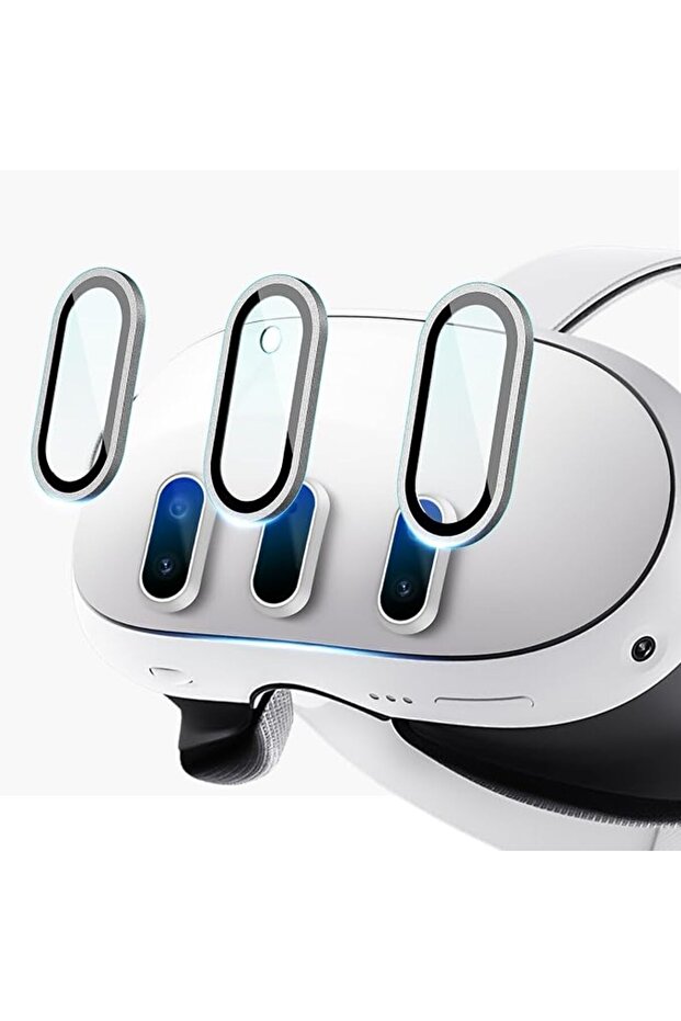 واقي عدسة الكاميرا لـ Oculus Meta Quest 3، زجاج مقوى رقيق 9H، مضاد للخدش لشاشة الكاميرا