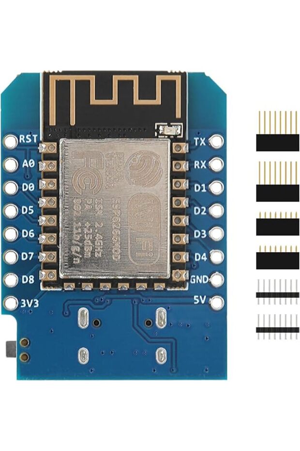وحدة D1 Mini NodeMcu ESP8266 مع منفذ USB من نوع C، لوحة تطوير إنترنت واي فاي ESP-12F WLAN تعتمد على ESP82