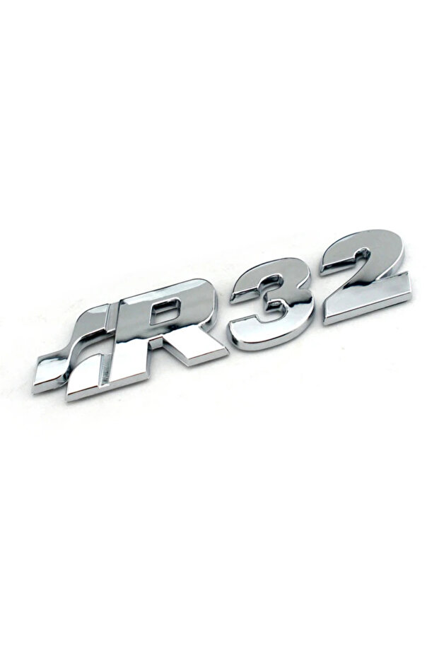شعار شارة الشبكة الأمامية من الكروم GRAY Golf R32 GOLF TDI R 3.2L V6 شعار شارة الباب الخلفي لصندوق السيارة