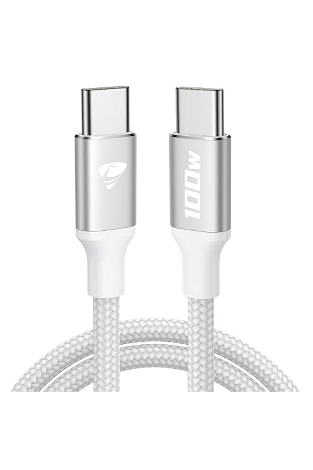 USB C Cable 2M, 100W USB C to USB C Cable iPhone Fast Charger Cable