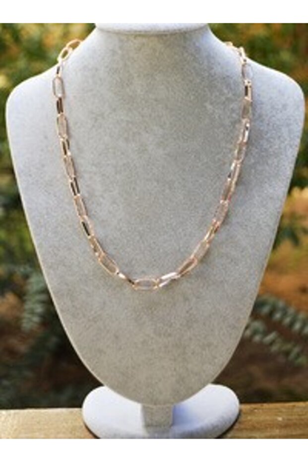 Rose Plated Necklace - Rose -